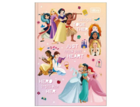 Caderno Princesas 1/4 Brochura Capa Dura 80f Tilibra