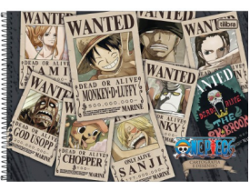 Caderno Desenho Espiral Cd 80Fls One Piece Tilibra