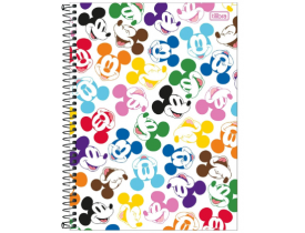 Caderno Universitário Capa Dura 1 Matéria Tilibra Mickey