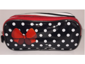 ESTOJO ESCOLAR DUAS DIVISÓRIAS MINNIE