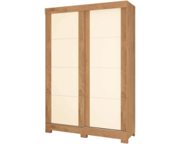 Guarda Roupa Turim Solteiro 2 Portas 2 Gavetas Atualle