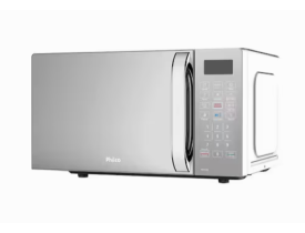 Forno de Micro-ondas Philco PMO23EB com Menu FIT 20 Litros - Branco e Prata - 110v