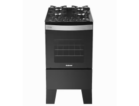 Fogão Itatiaia 4 Bocas Itaglass Plus Mesa de Vidro Acendimento Automático Preto