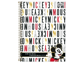 Caderno Universitário Capa Dura 1 Matéria Tilibra Mickey