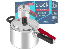 PANELA DE PRESSÃO CLOCK 4,5 LITROS.