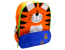 MOCHILA INFANTIL ESCOLAR ANIMAIS ZOO-TIGRE