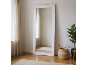 Espelho Grande Triax Com Moldura Clássica Madeira 44x94