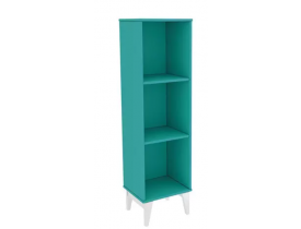 Estante Livreiro Twister Tcil Móveis Aqua/Branco