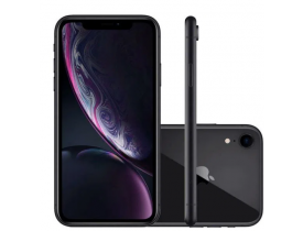  iPhone XR Apple 64GB Preto, Tela de 6.1”, Câmera de 12MP, iOS