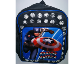 Mochila escolar pequena capitão america 