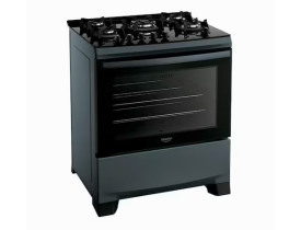 Fogão 5 Bocas Dako Supreme Timer Glass com Mesa de Vidro e Painel Touch Titanium – Bivolt