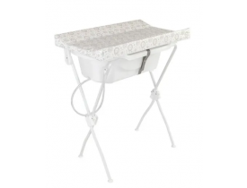 BANHEIRA P/BEBE TUTTI BABY COM TROCADOR FLORIPA BRANCO 