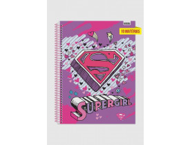 CADERNO SÃO DOMINGOS 10 MATERIAS SUPER GIRL