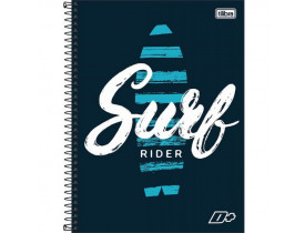 CADERNO 10 MATÉRIAS D+ SURF 200 FOLHAS TILIBRA