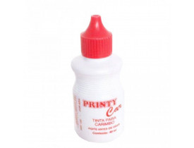 TINTA PARA CARIMBO CARBRINK 40 ML VERMELHO