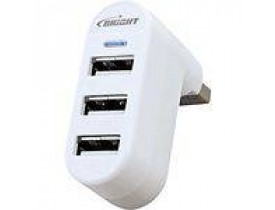 Mini Hub 2.0 3 Portas USB Para Notebook  Bright