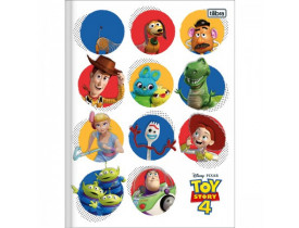 CADERNO BROCHURÃO CAPA DURA TOY STORY - 80 FOLHAS - TILIBRA