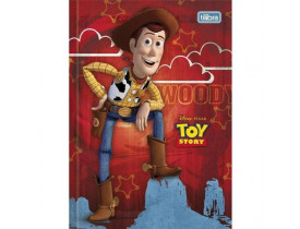CADERNO BROCHURÃO CAPA DURA TOY STORY - 80 FOLHAS - TILIBRA