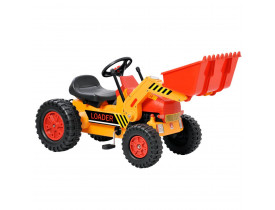Mini Trator Escavadeira Infantil A Pedal Brinquedo P/ Menino