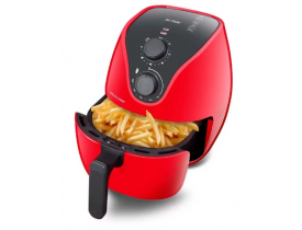 FRITADEIRA AIR FRYER 4 LITROS VERMELHA MULTILASER 1500 W 127 CE083