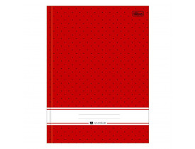 Caderno Tilibria Brochurão 96 Folhas Academie Vermelho