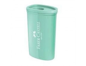 APONTADOR COM DEPOSITO TRIANGULAR FABER-CASTELL 125TZF VERDE