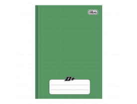 Caderno Brochura Capa Dura 1/4 D+ 48 Folhas Verde Tilibra