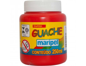 TINTA GUACHE MARIPEL VERMELHO 250 ML