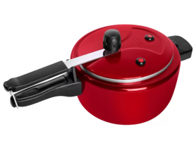 PANELA PRESSÃO REFORÇADA PATOLUX TULIPA 2,5 LITROS VERMELHO VERNIZ