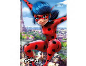 CADERNO TILIBRA BROCHURA PEQUENO 1/4 96 FOLHAS MIRACULOUS