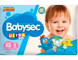 FRALDA BABYSEC TAM XG C/ 12